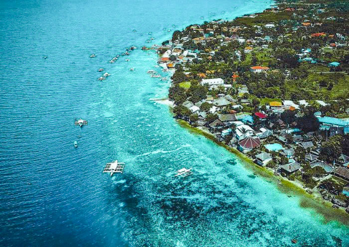 Panagsama Beach in Moalboal, Cebu