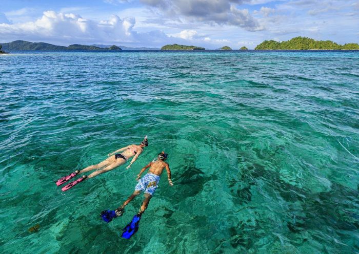 Snorkeling  in Boracay Island